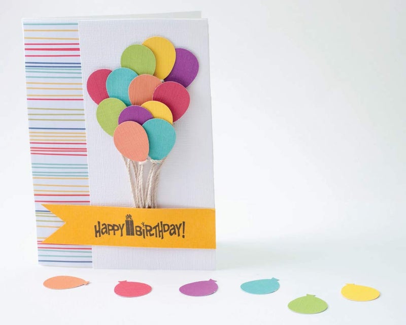 PUNCH BUNCH SlimLock Medium Punch-Balloon .875""X1.125"", Multicolor - Image 2
